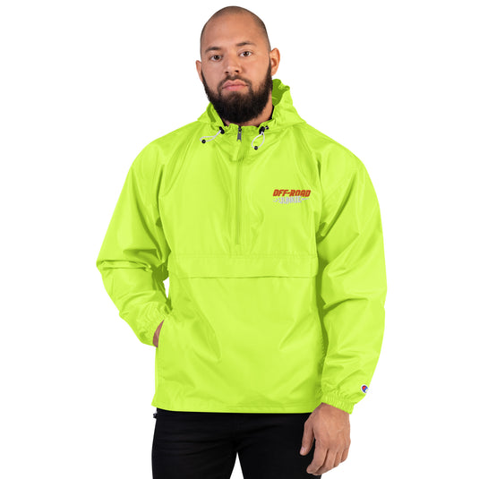 Off-Road Junkie Embroidered Packable Jacket