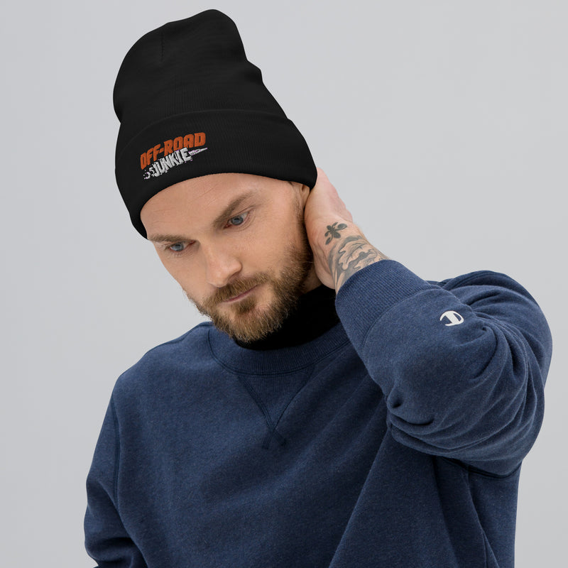 Load image into Gallery viewer, Off-Road Junkie Embroidered Beanie
