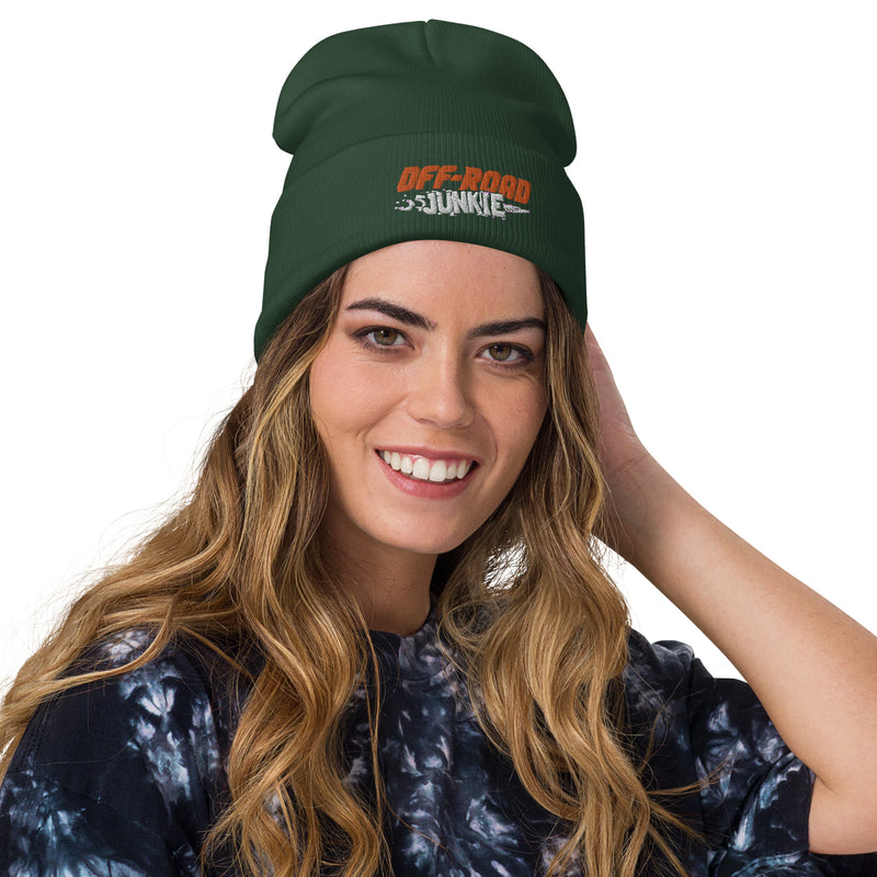 Load image into Gallery viewer, Off-Road Junkie Embroidered Beanie
