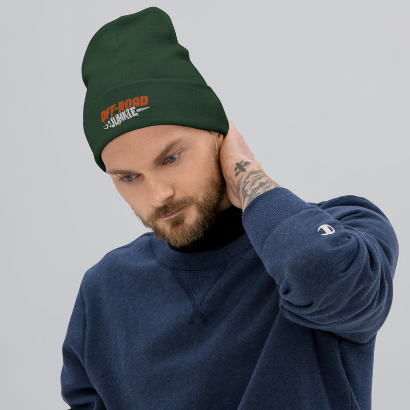 Load image into Gallery viewer, Off-Road Junkie Embroidered Beanie
