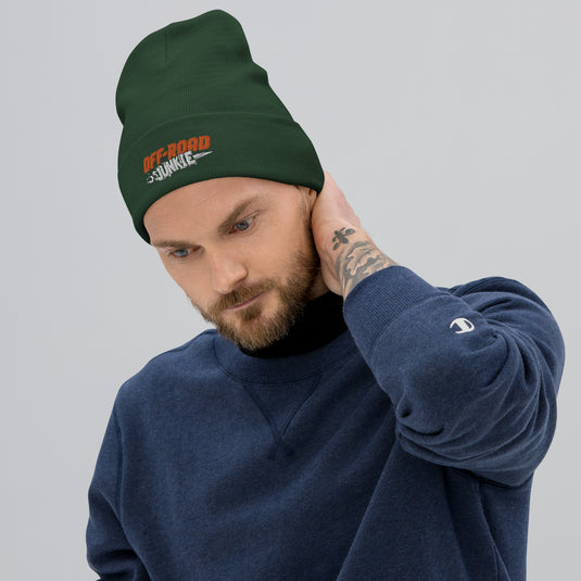 Off-Road Junkie Embroidered Beanie