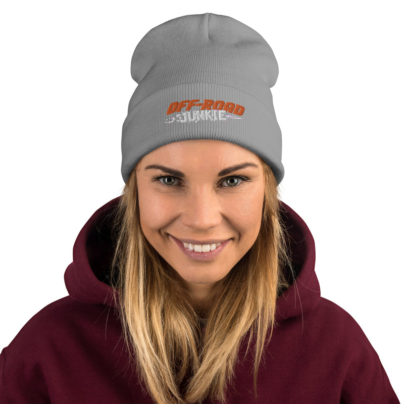 Load image into Gallery viewer, Off-Road Junkie Embroidered Beanie
