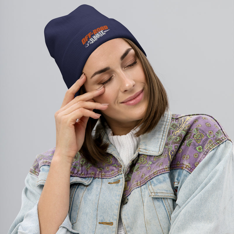 Load image into Gallery viewer, Off-Road Junkie Embroidered Beanie
