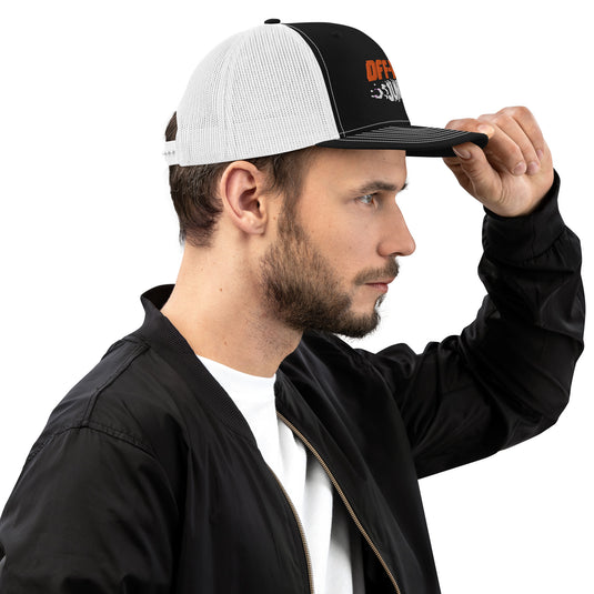 Off-Road Junkie Embroidered Trucker Cap