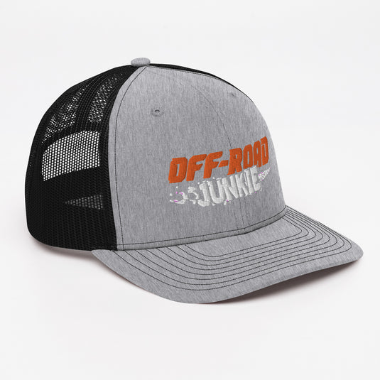 Off-Road Junkie Embroidered Trucker Cap