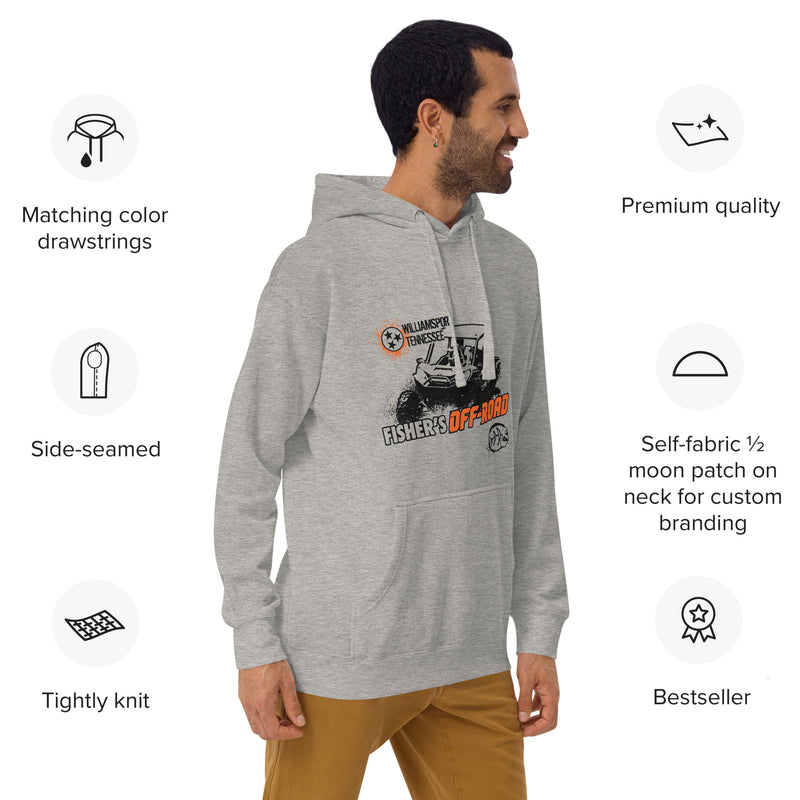 Load image into Gallery viewer, Fisher&#39;s Off-Road Unisex Premium Hoodie
