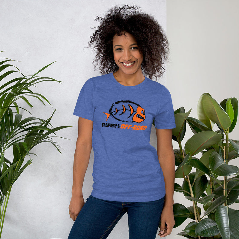 Load image into Gallery viewer, Fisher&#39;s Off-Road Logo Unisex T-shirt
